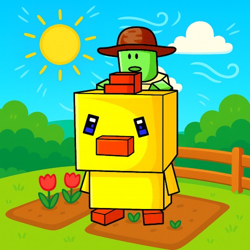 Chicken Zombie, Pet from Grow a Garden on Roblox