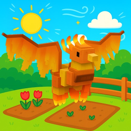 Phoenix, Pet from Grow a Garden on Roblox