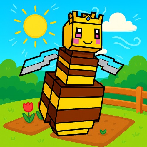 Queen Bee, Pet from Grow a Garden on Roblox