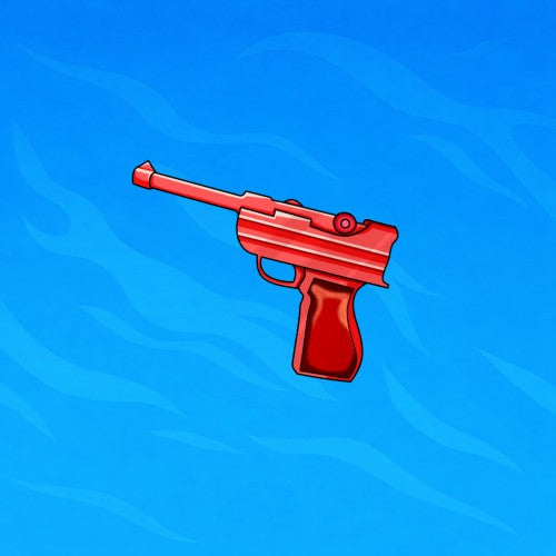 rel_product-Red Luger Gun